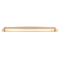 Sarlat Cabinet Pull with Backplate - CTC450mm Polished Brass / Solid Brass