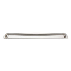Sarlat Cabinet Pull with Backplate - CTC450mm Satin Nickel / Solid Brass