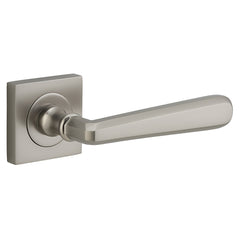 Copenhagen Lever - Square Rose Satin Nickel / Solid Brass