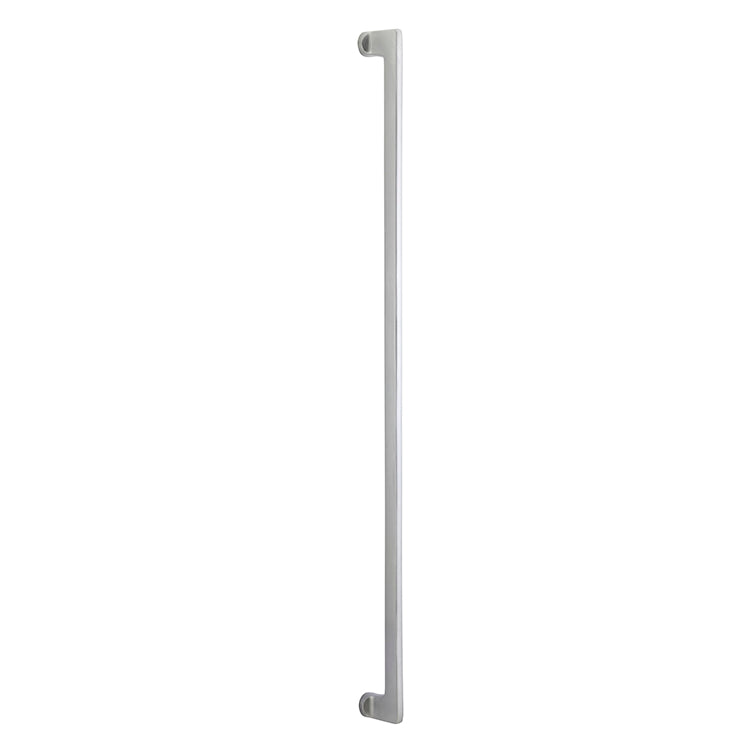Baltimore Pull Handle - 900mm Satin Chrome / Solid Brass
