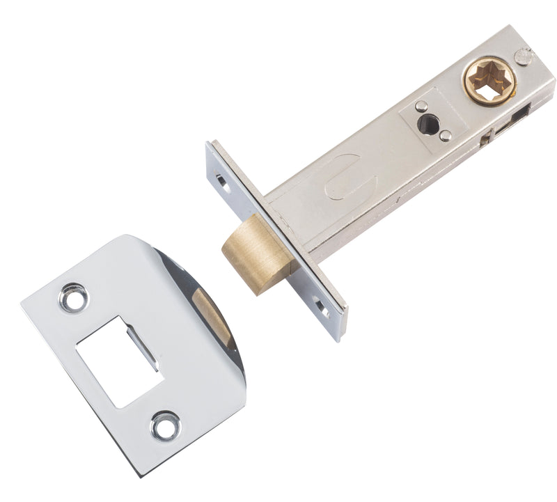Hard Sprung Split Cam Tube Latch Chrome Plated / 70mm
