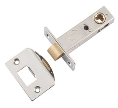 Hard Sprung Split Cam Tube Latch Polished Nickel / L60mm