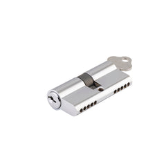 Euro Cylinder Dual Function 5 Pin Chrome Plated / Brass