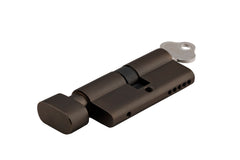 Euro Cylinder Key/Thumb 5 Pin Antique Brass / Brass