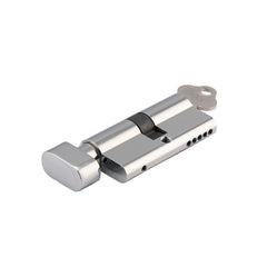 Euro Cylinder Key/Thumb 5 Pin Chrome Plated / Brass