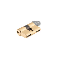 Euro Cylinder Key/Key 3 Pin Satin Brass / Brass