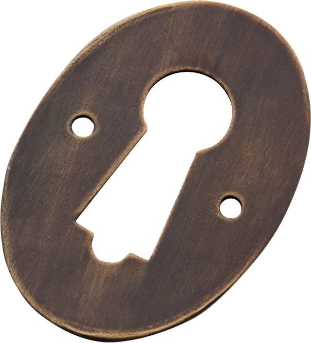 Pressed Escutcheons Antique Brass