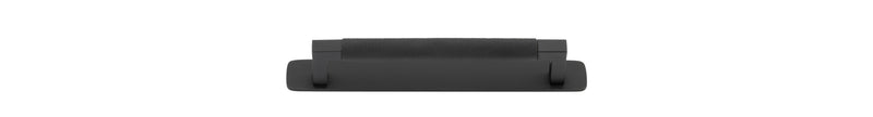 Brunswick Cabinet Pull with Backplate  - CTC160mm Matt Black / Brass