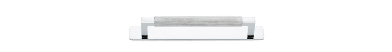 Brunswick Cabinet Pull with Backplate  - CTC160mm Chrome Plated / Brass