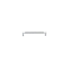 Brunswick Cabinet Pull - CTC160mm Satin Chrome / Brass