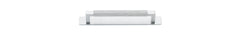 Brunswick Cabinet Pull with Backplate  - CTC160mm Satin Chrome / Brass