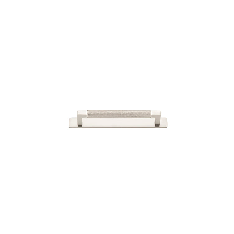 Brunswick Cabinet Pull with Backplate  - CTC160mm Satin Nickel / Brass