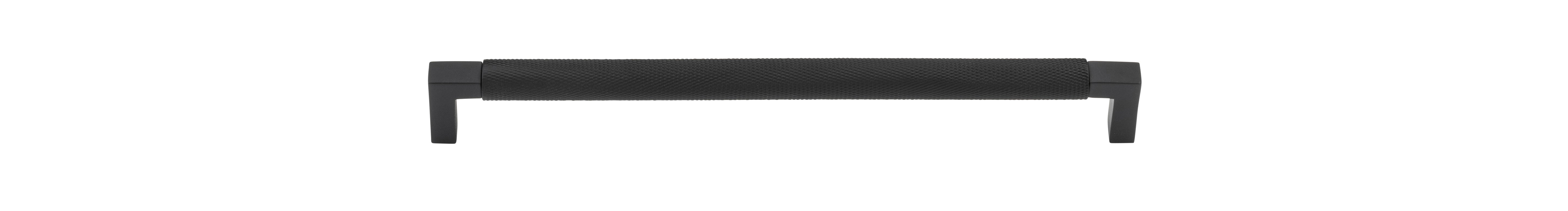 Brunswick Cabinet Pull - CTC256mm Matt Black / Brass