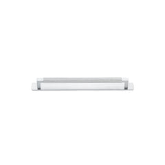 Brunswick Cabinet Pull with Backplate  - CTC256mm Satin Chrome / Brass