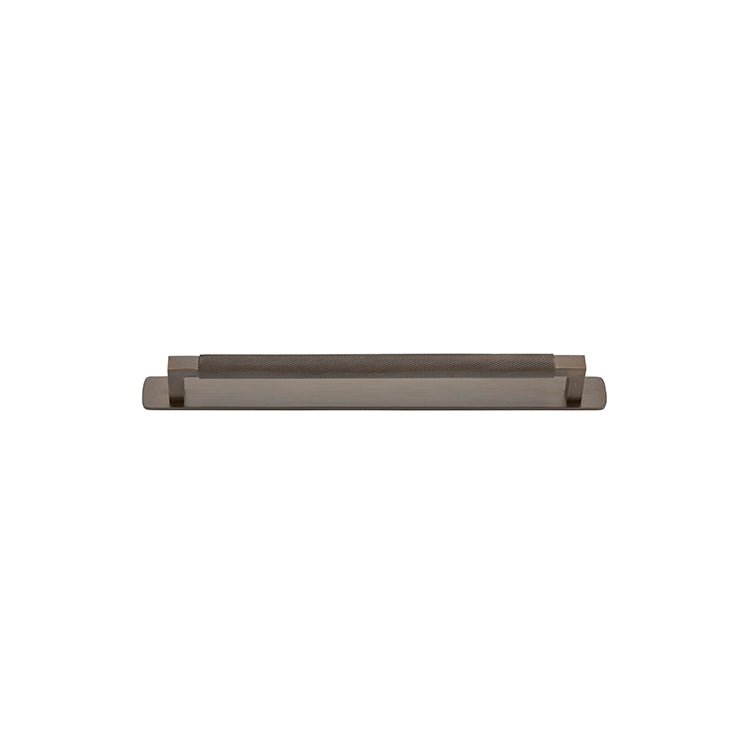 Brunswick Cabinet Pull with Backplate  - CTC256mm Antique Brass / Brass