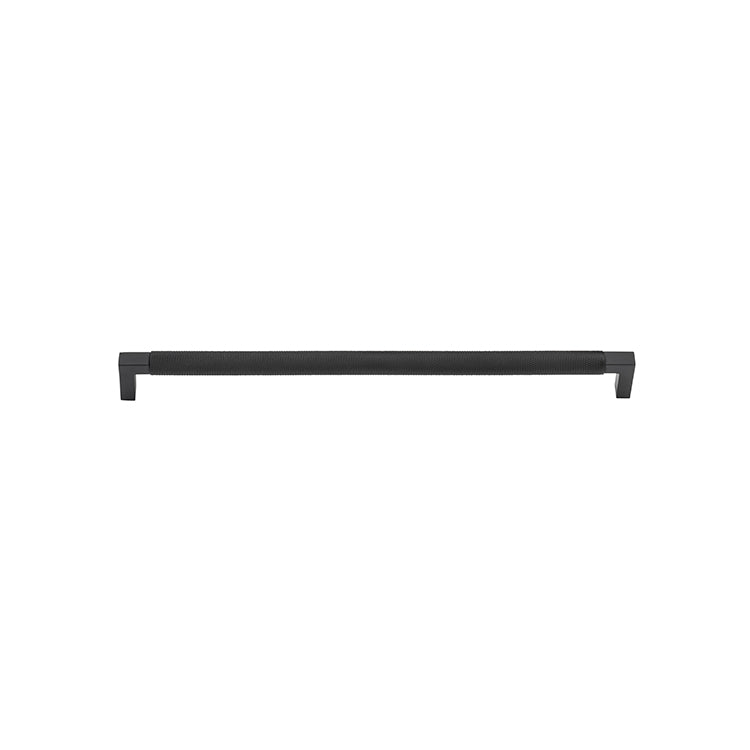 Brunswick Cabinet Pull - CTC320mm Matt Black / Brass