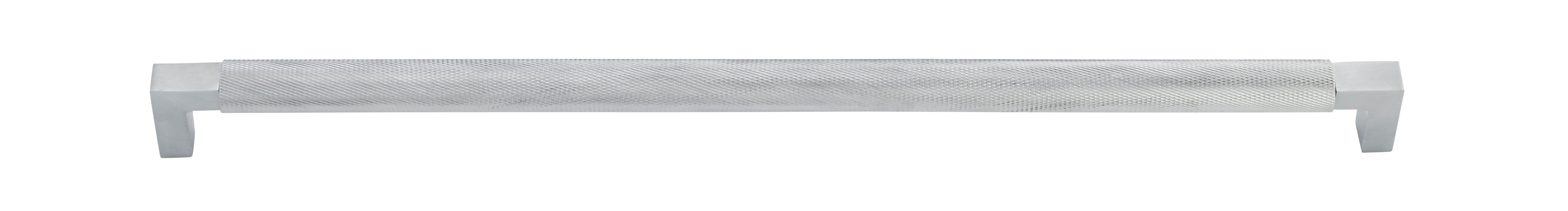 Brunswick Cabinet Pull - CTC450mm Satin Chrome / Brass