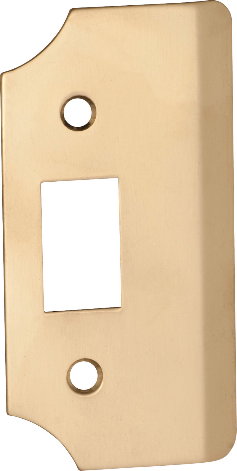 Tube Latch Rebate Kit Extension Plate Polished Brass
