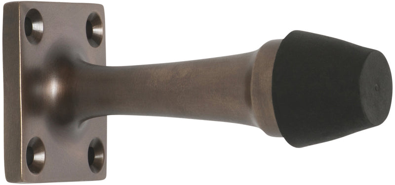 Traditional Door Stop Antique Brass