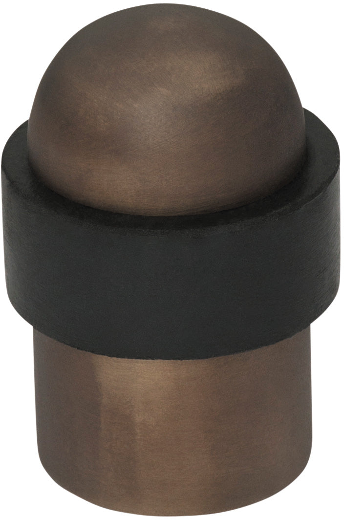 Domed Door Stop Antique Brass