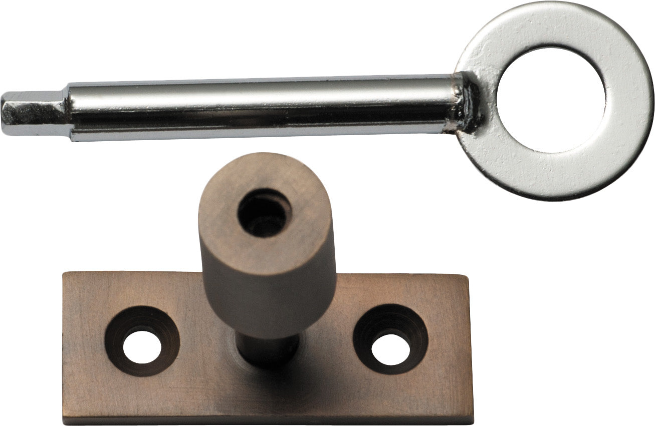 Base Fix Locking Pin Antique Brass
