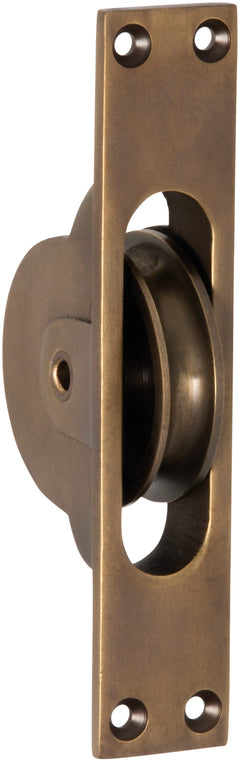Sash Window Pulley Antique Brass