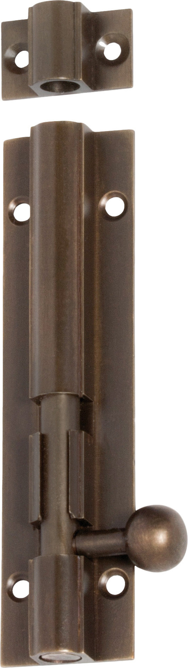 Barrel Bolt Antique Brass / L100mm