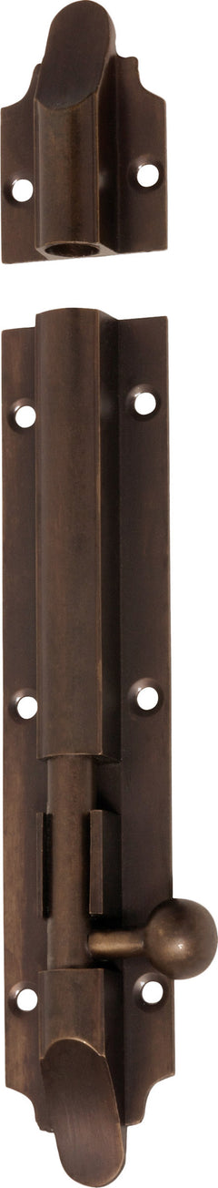 Victorian Barrel Bolt Antique Brass / L150mm