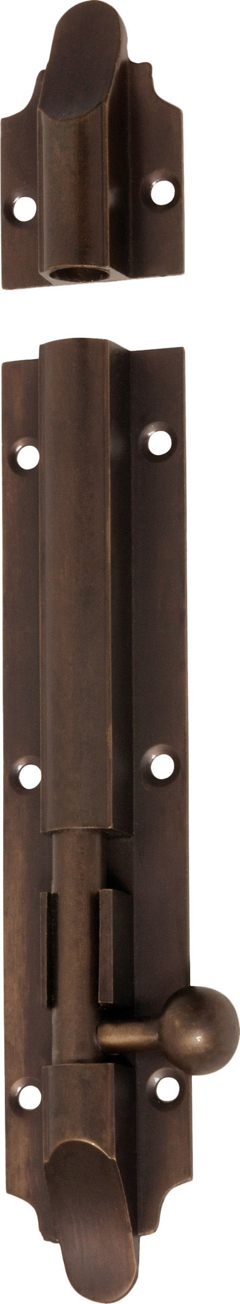 Victorian Barrel Bolt Antique Brass / L150mm