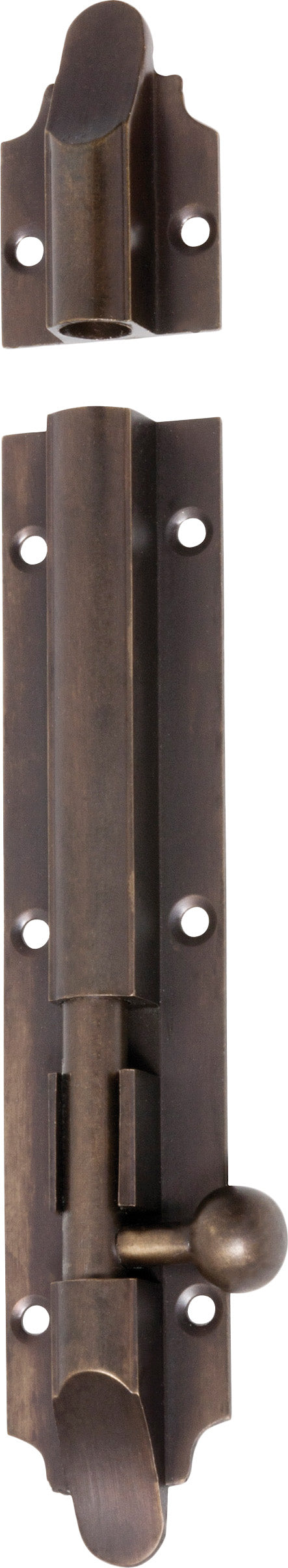 Victorian Barrel Bolt Antique Brass / L150mm