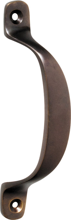 Offset Pull Handle Antique Brass / H100xP20mm