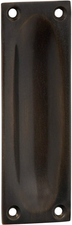 Classic Flush Pull Antique Brass / Small