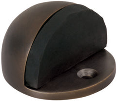 Oval Door Stop Antique Brass