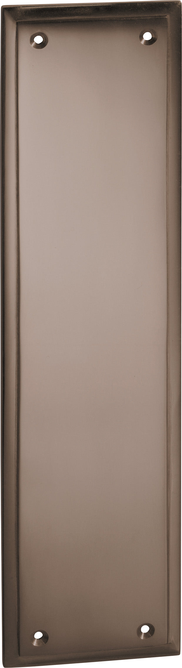 Milton Push Plate Antique Brass