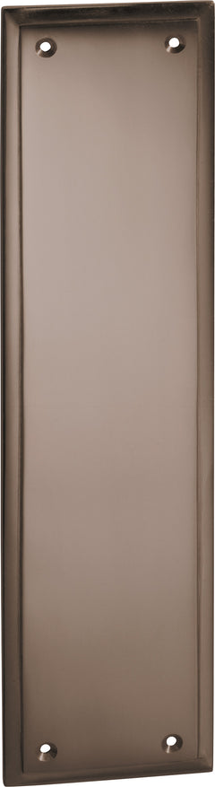 Milton Push Plate Antique Brass