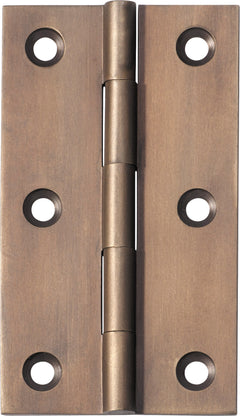 Fixed Pin Hinge Antique Brass / H89xW50mm