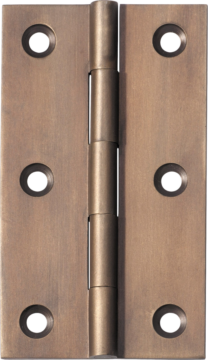 Fixed Pin Hinge Antique Brass / H89xW50mm