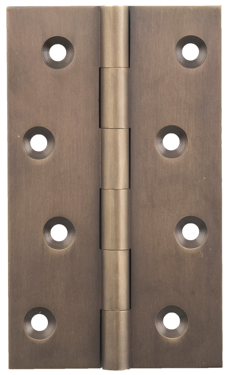 Fixed Pin Hinge Antique Brass / H100xW60mm