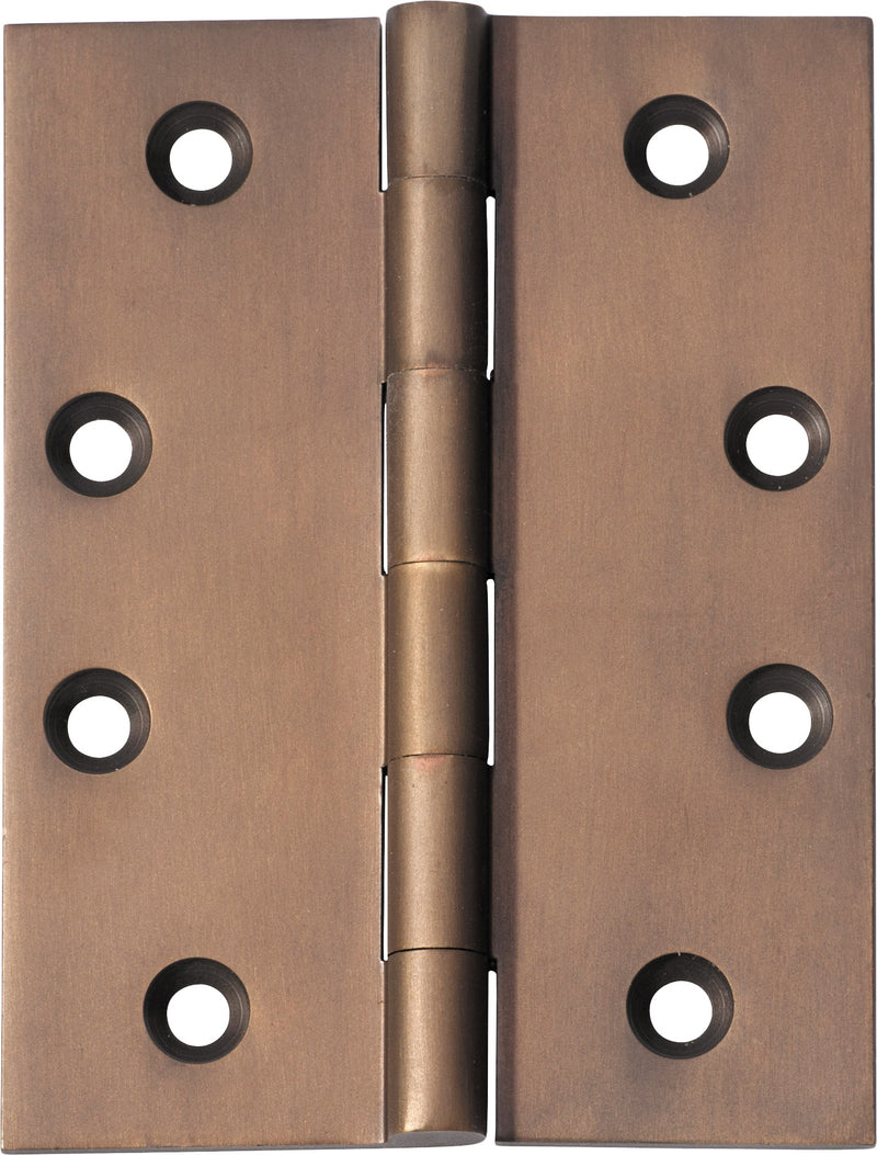 Fixed Pin Hinge Antique Brass / H100xW75mm
