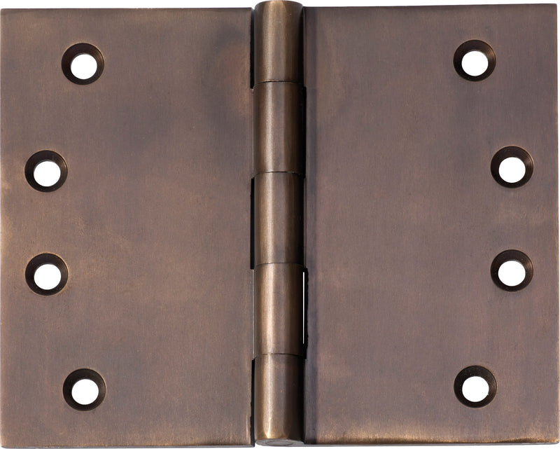 Broad Butt Hinge Antique Brass / H100xW125mm