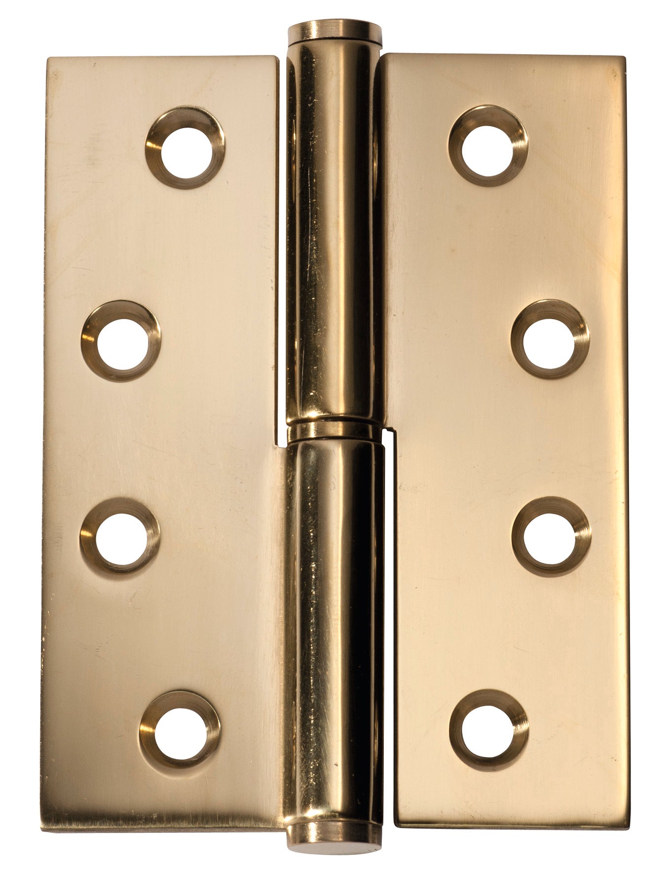 Lift Off Hinge Polished Brass / RH H100xW75mm