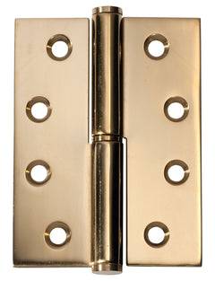 Lift Off Hinge Polished Brass / RH H100xW75mm