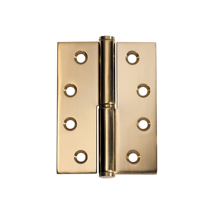 Lift Off Hinge Polished Brass / LH H100xW75mm