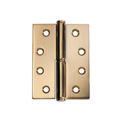 Lift Off Hinge Polished Brass / LH H100xW75mm