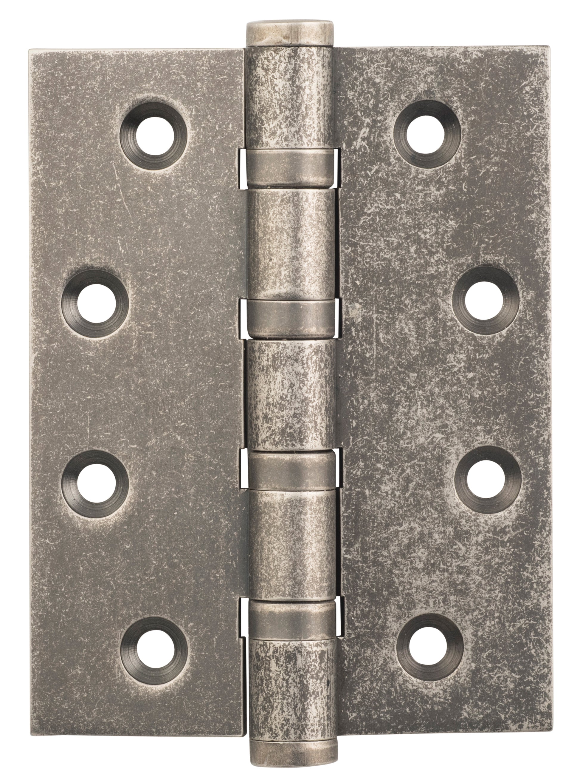Ball Bearing Hinge Rumbled Nickel / H100xW75mm