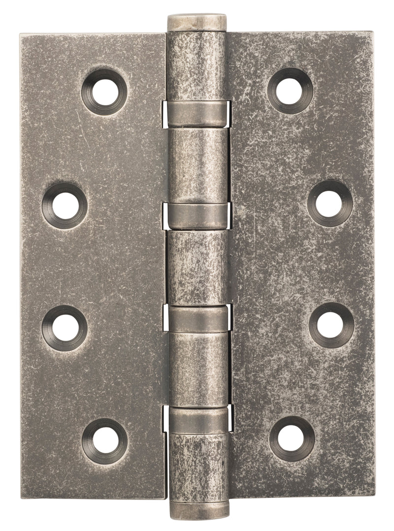 Ball Bearing Hinge Rumbled Nickel / H100xW75mm