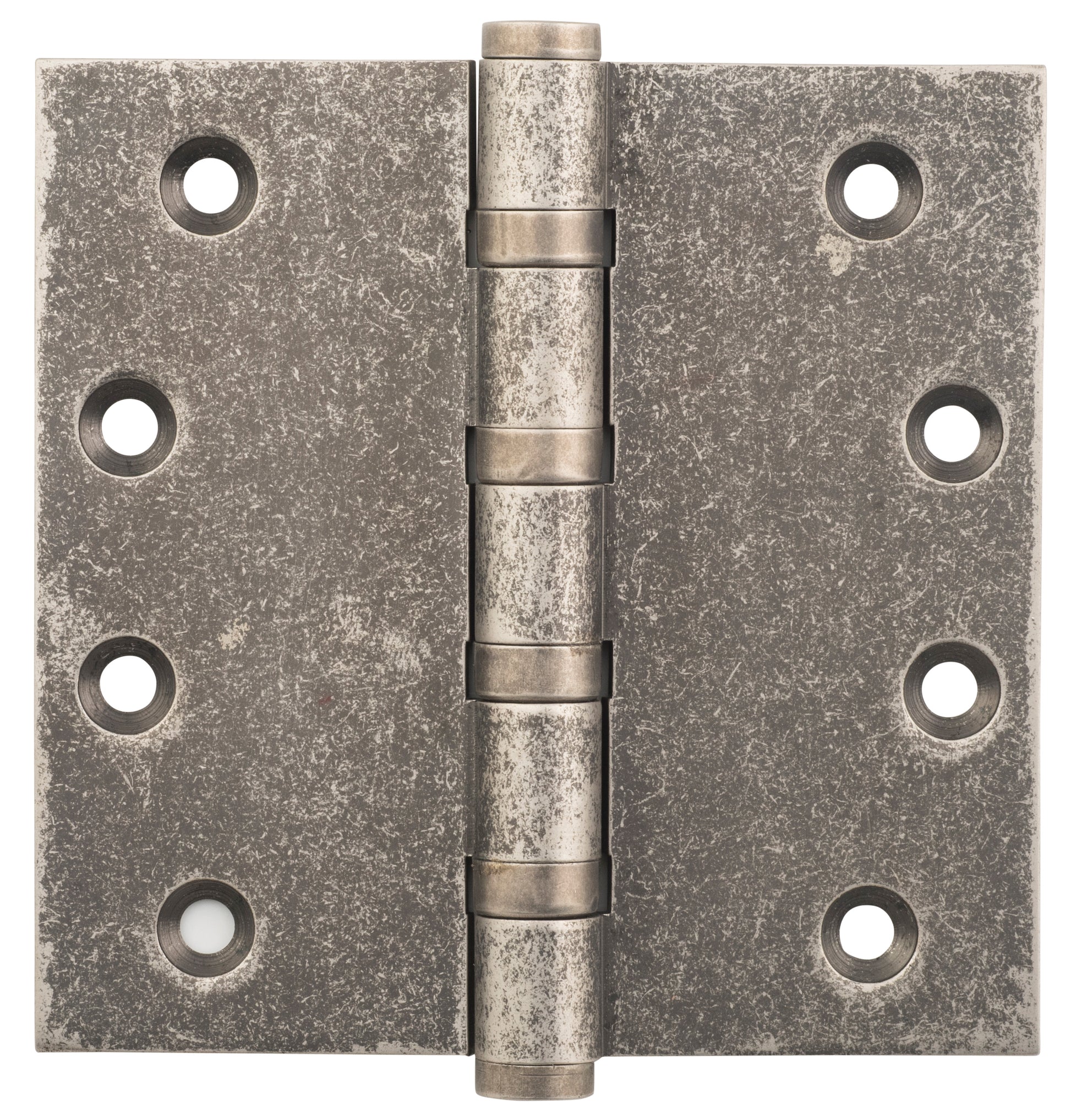 Ball Bearing Hinge Rumbled Nickel / H100xW100mm
