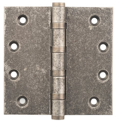 Ball Bearing Hinge Rumbled Nickel / H100xW100mm