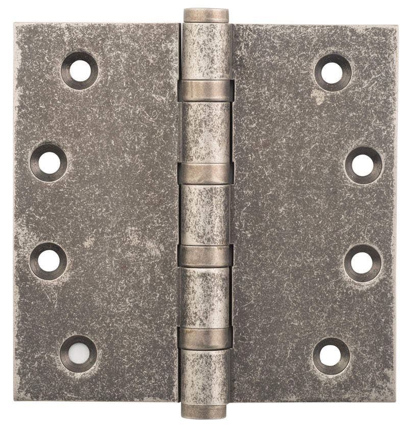 Ball Bearing Hinge Rumbled Nickel / H100xW100mm