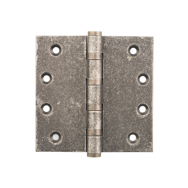 Ball Bearing Hinge Rumbled Nickel / H100xW100mm